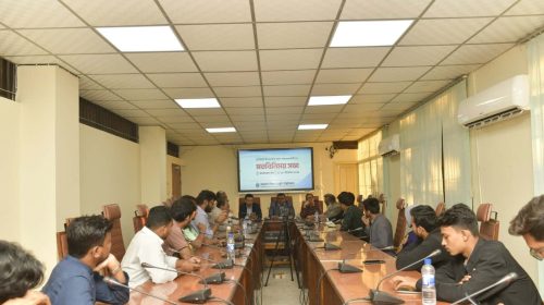 গণমাধ্যমকর্মীদের সঙ্গে নোবিপ্রবি উপাচার্যের মতবিনিময় সভা"